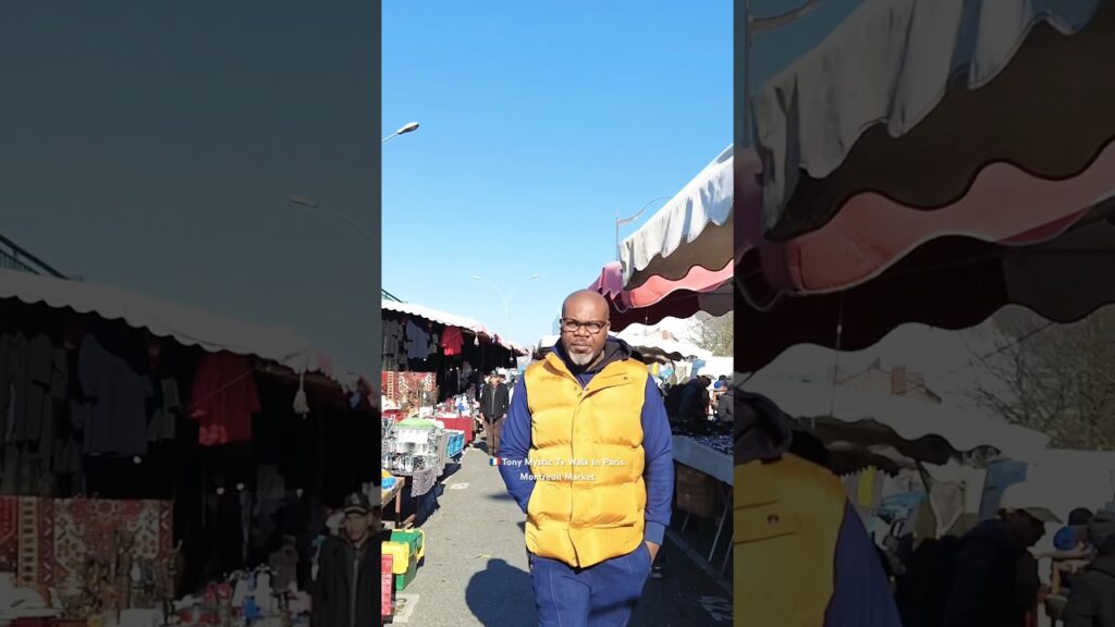 , (Montreuil paris): 🇫🇷Tony Mystic Tv Walk In Paris. #montreuil #market #shorts