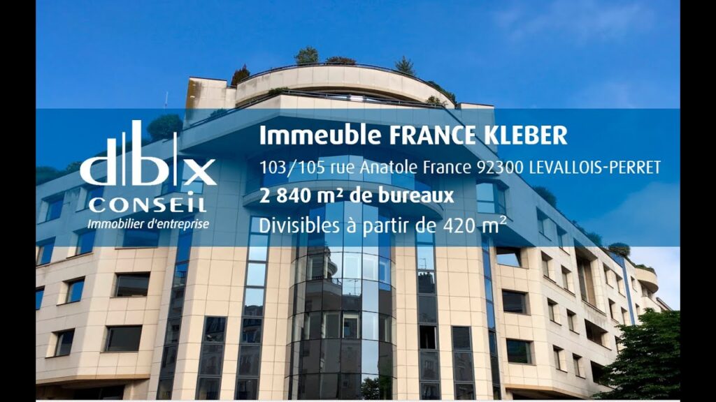 , (Levallois-Perret): France Kléber – Levallois-Perret (Location bureaux, DBX Conseil)