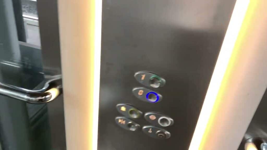 , (massy palaiseau): Elevator Otis Gen2 Massy – Palaiseau Gare SNCF, Train Station, Grande Ceinture from Paris