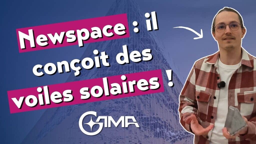 , (Ivry-sur-Seine): Comment rendre l’espace durable ? Avec des voiles solaires Gama ! #newspace #frenchtech