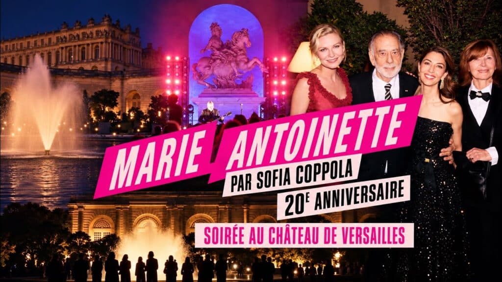 , (Versailles): Marie-Antoinette par Sofia Coppola 20e anniversaire soirée au château de Versailles