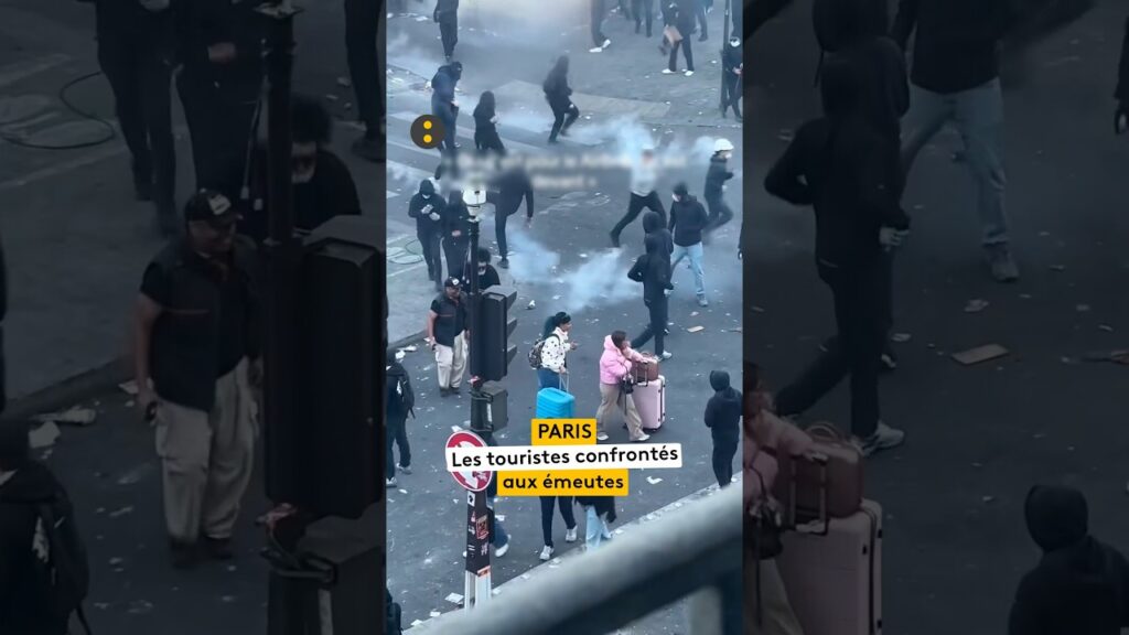 , Montrouge,Paris : les touristes confrontés aux émeutes