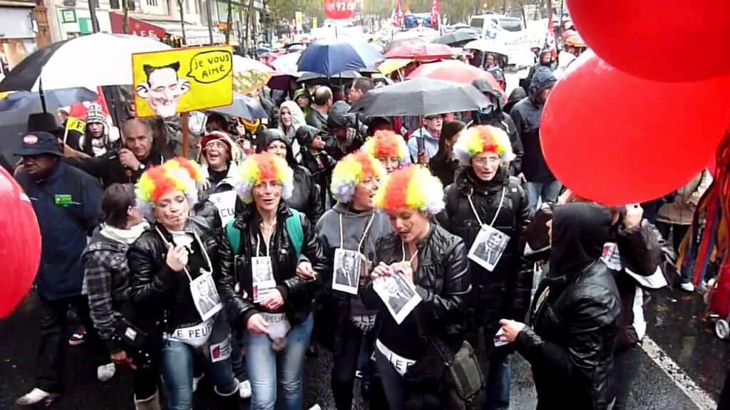 , (Villejuif): 7 – 06 novembre 2010 – Les territoriaux de Villejuif à la manif parisienne